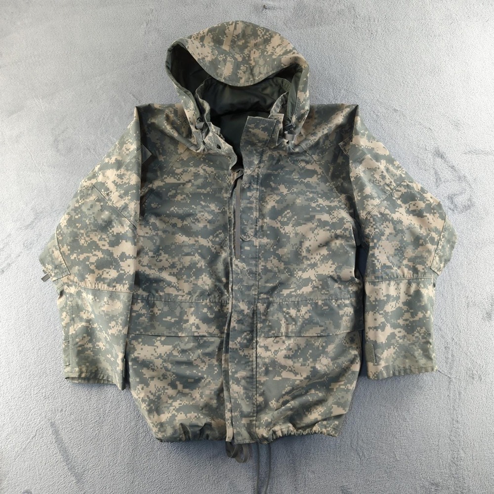 Vintage Army Parka Mens Medium UCP‎ ACU Camo ECWCS Cold Weather Jacket USA